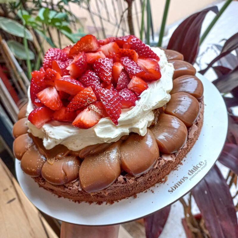 Brownie con Frutillas